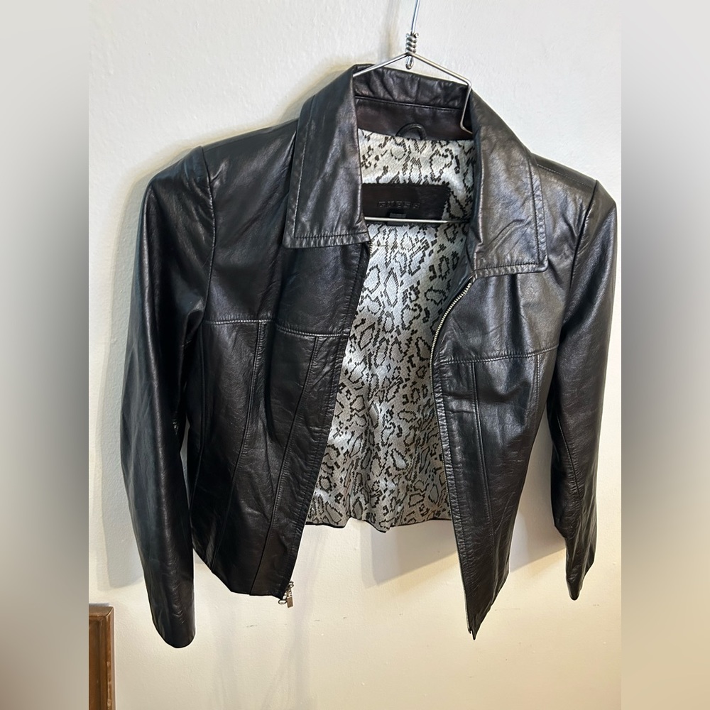 Women’s Guess leather jacket